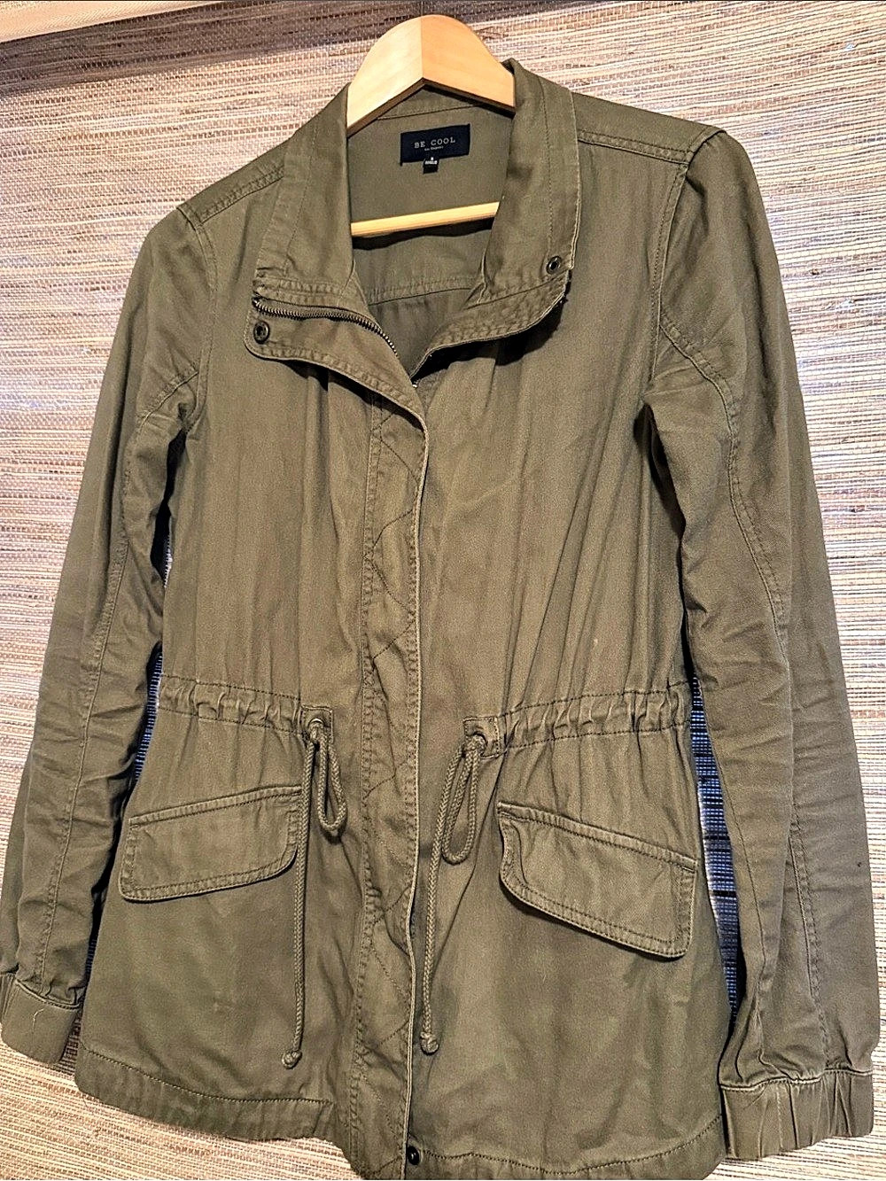 Be Cool Utility Jacket in Green Size Small